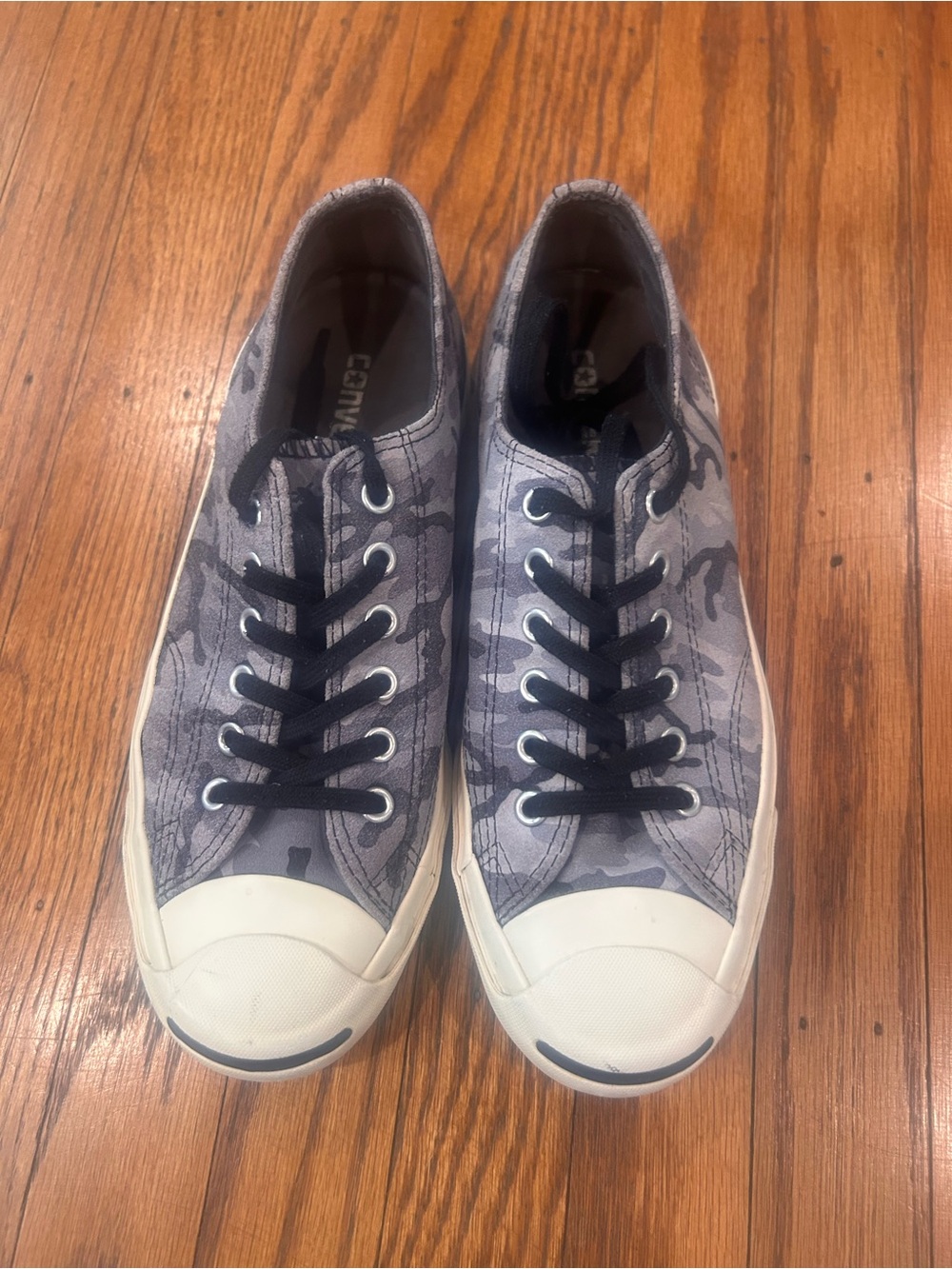 Converse Low-Top Camouflage Canvas Sneakers - Gray